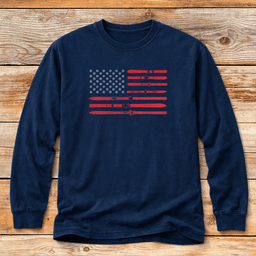 American Skier T Shirt Gift For Skier
