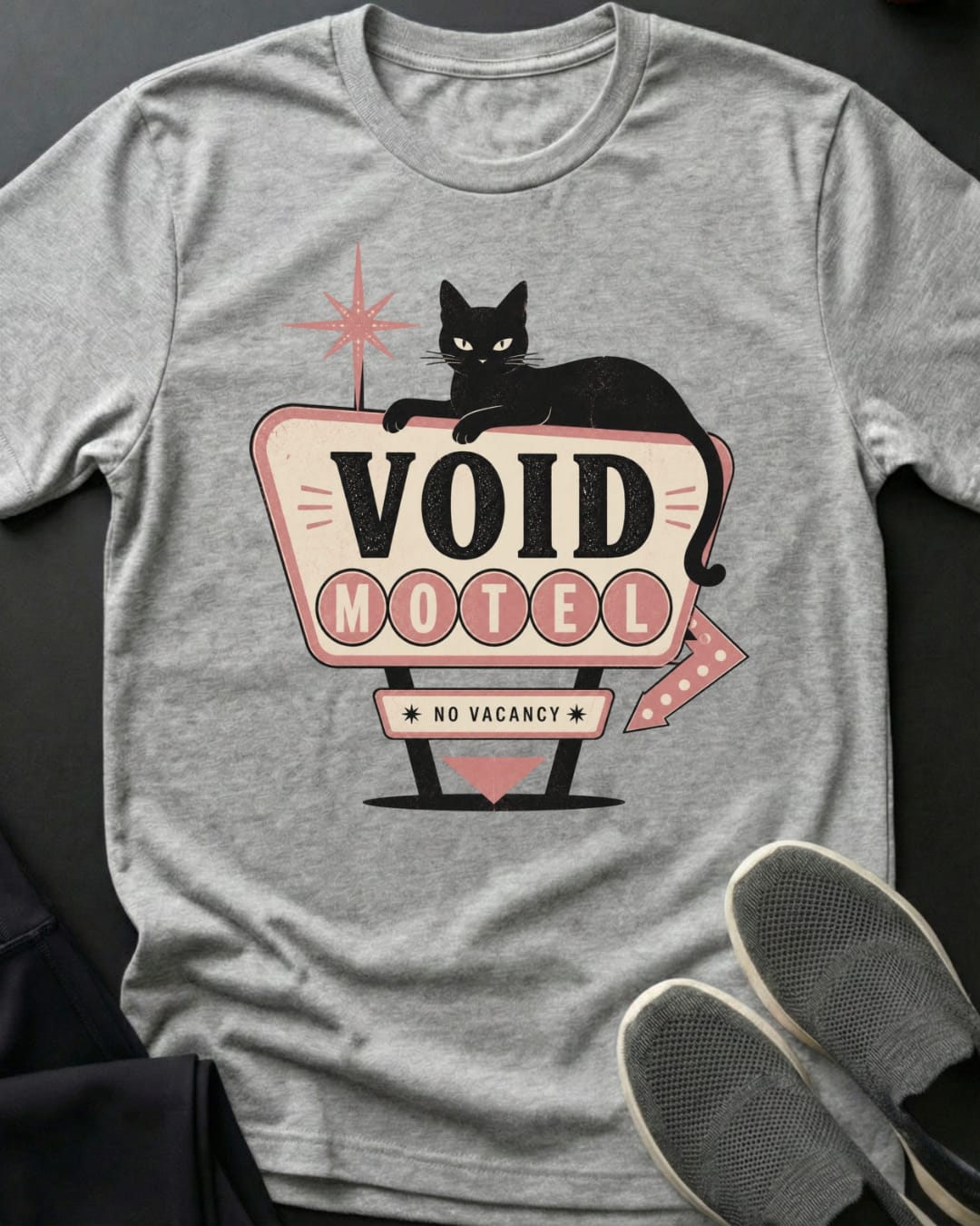 Void Motel Tee Gift For Cat Lover