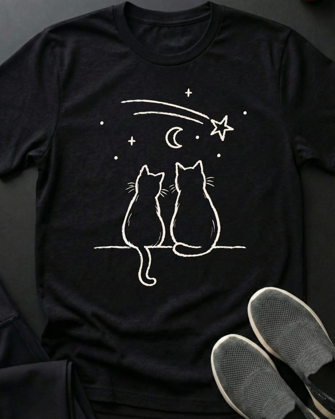 Wishing Together Tee Gift For Cat Lover