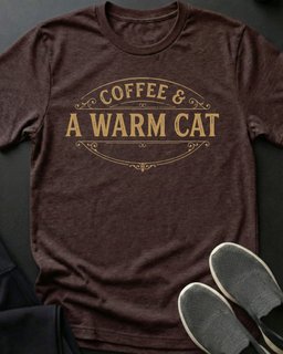 Warm Cat Tee Gift For Cat Lover