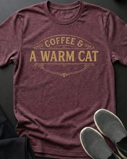 Warm Cat Tee Gift For Cat Lover