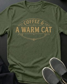 Warm Cat Tee Gift For Cat Lover