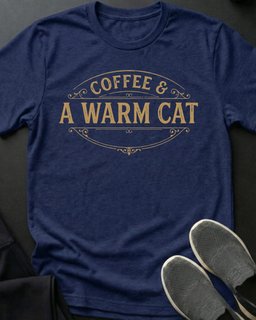Warm Cat Tee Gift For Cat Lover