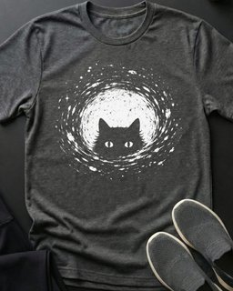 Void Portal Tee Gift For Cat Lover