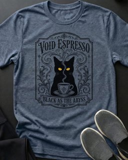 Void Espresso Tee Gift For Cat Lover