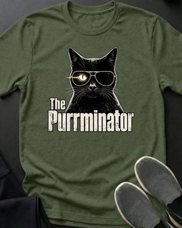 The Purrminator Tee Gift For Cat Lover