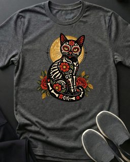 Sweet Bones Tee Gift For Cat Lover