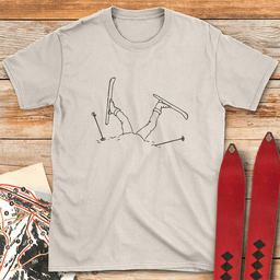 A Bit Stuck T Shirt Gift For Skier