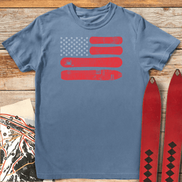 American Snowboarder T Shirt Gift For Snowboarder