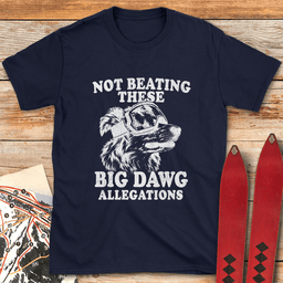Big Dawg Allegations T Shirt Gift For Skier