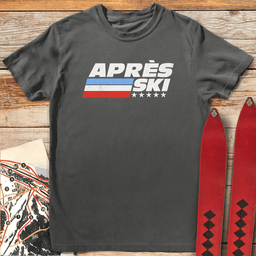Après Ski Stars T Shirt Gift For Skier
