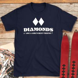 A Girls Best Friend T Shirt Gift For Skier