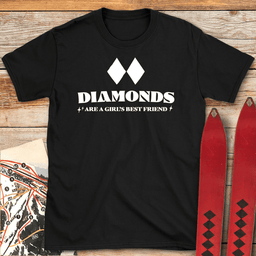 A Girls Best Friend T Shirt Gift For Skier