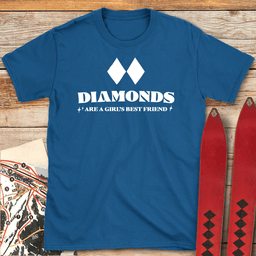 A Girls Best Friend T Shirt Gift For Skier