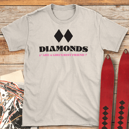 A Girls Best Friend T Shirt Gift For Skier