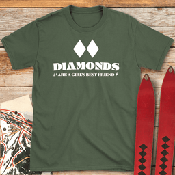 A Girls Best Friend T Shirt Gift For Skier