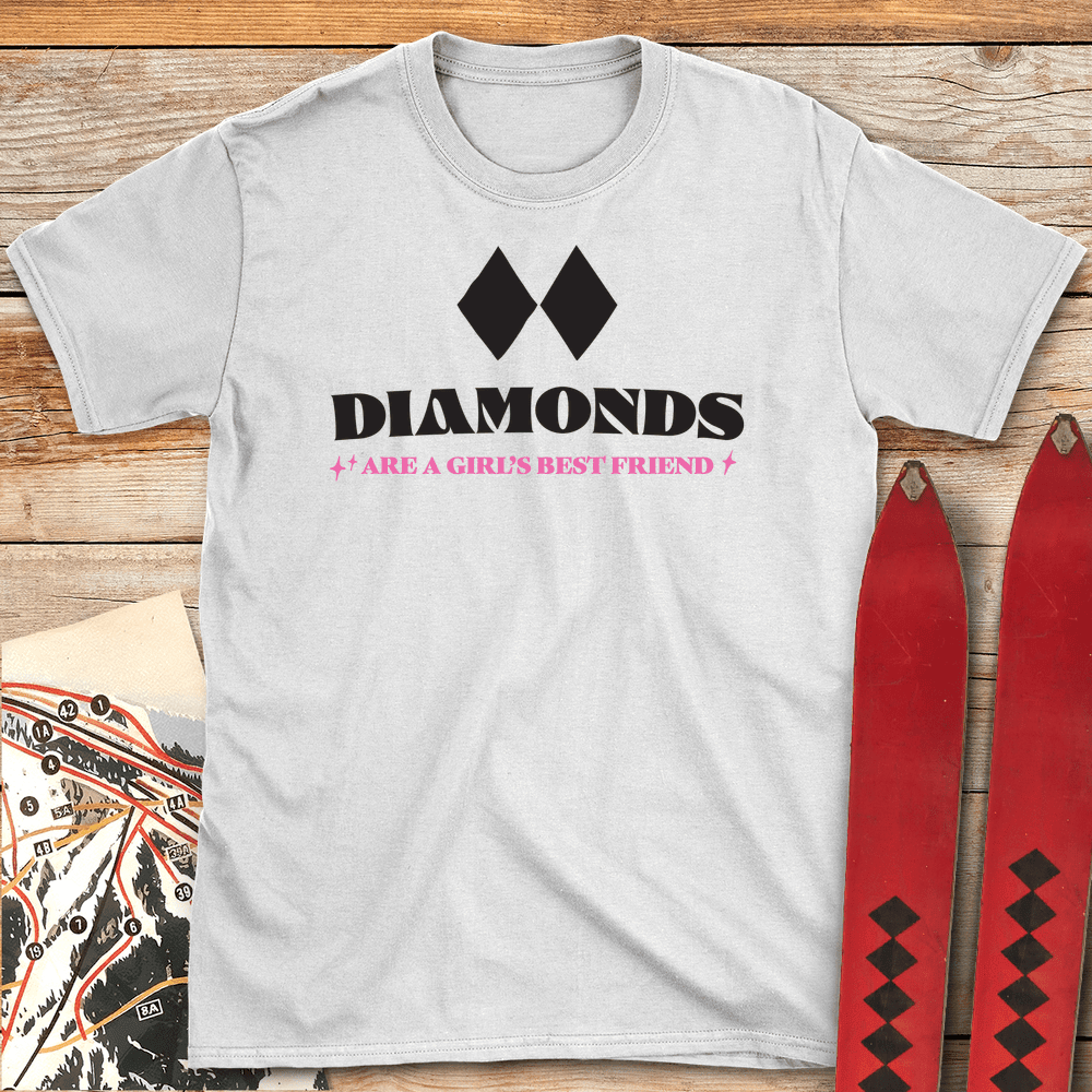 A Girls Best Friend T Shirt Gift For Skier