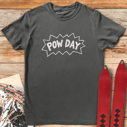 Bang Pow Day T Shirt Gift For Skier