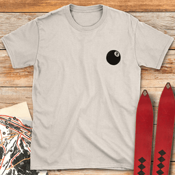 8 Ball Skier T Shirt Gift For Skier
