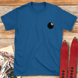 8 Ball Skier T Shirt Gift For Skier