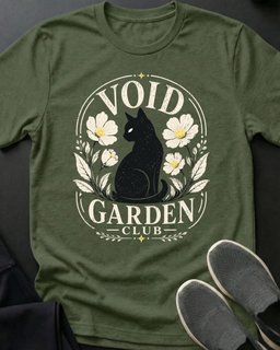 Void Garden Club Tee Gift For Cat Lover