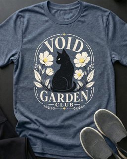Void Garden Club Tee Gift For Cat Lover