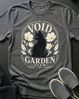 Void Garden Club Tee Gift For Cat Lover