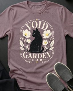 Void Garden Club Tee Gift For Cat Lover