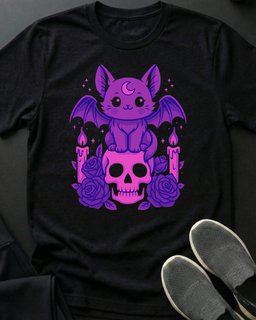 Vampire Cat Tee Gift For Cat Lover