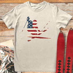 American Mute Grab T Shirt Gift For Skier