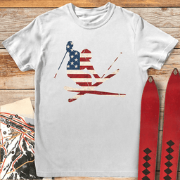 American Mute Grab T Shirt Gift For Skier