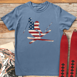 American Mute Grab T Shirt Gift For Skier