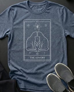The Lovers Tee Gift For Cat Lover