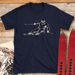 Big Hairy Carve T Shirt Gift For Skier