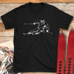 Big Hairy Carve T Shirt Gift For Skier