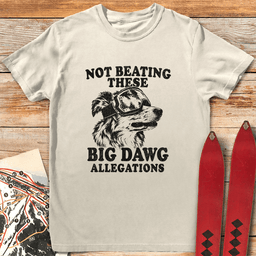 Big Dawg Allegations T Shirt Gift For Skier