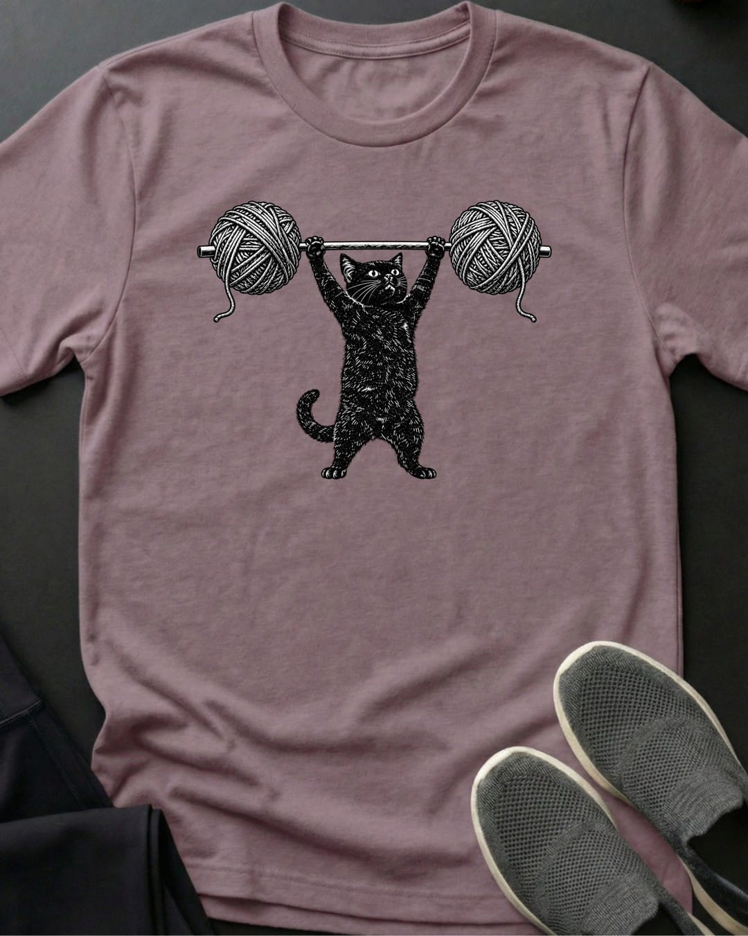 Yarn Lift Tee Gift For Cat Lover