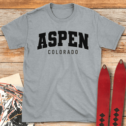 Aspen Colorado T Shirt Gift For Skier