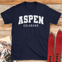 Aspen Colorado T Shirt Gift For Skier