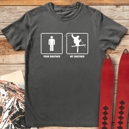 Brother Shreds T Shirt Gift For Skier