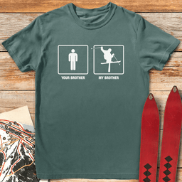 Brother Shreds T Shirt Gift For Skier