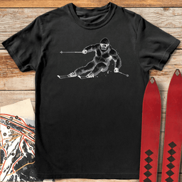 Big Hairy Carve T Shirt Gift For Skier