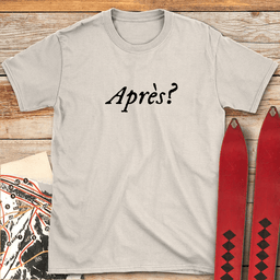 Après Question T Shirt Gift For Skier