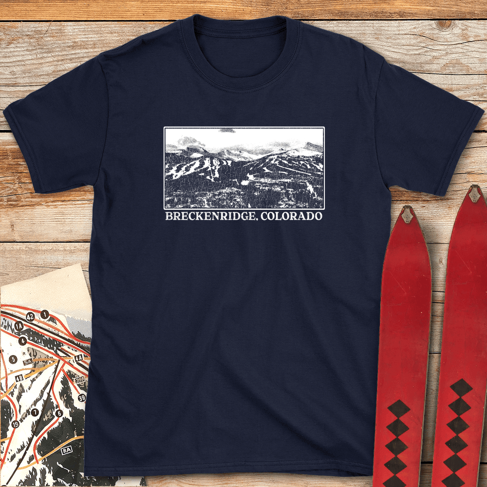 Breckenridge Calorado T Shirt Gift For Skier