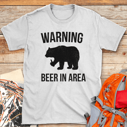 Beer In Area T Shirt Gift For Skier