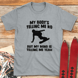Body Mind Snowboard T Shirt Gift For Snowboarder