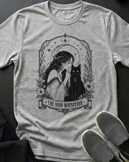 Void Whisperer Tee Gift For Cat Lover