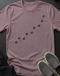 Toe Bean Trail Tee Gift For Cat Lover