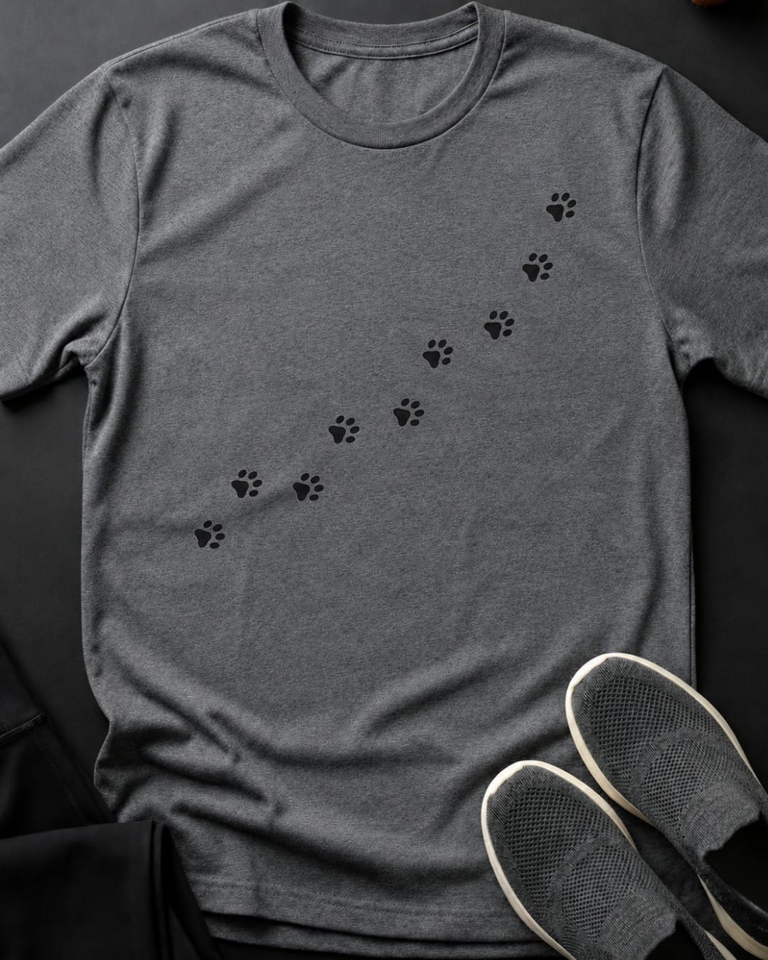 Toe Bean Trail Tee Gift For Cat Lover