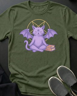 Witchy Kitty Tee Gift For Cat Lover
